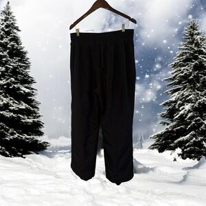 Blackbear style number 3089 Black Lined Nylon Snowboard Ski Pants Size 14
